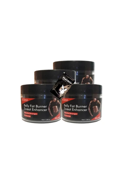Süper Belly fatBurner Sweat Enhancer Kadınlar için krem 4x100 ml + 1 Adet Jel ile ürün görseli 1