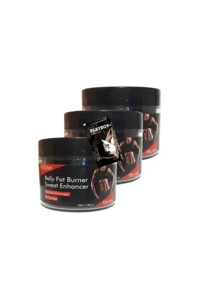 Süper Belly fatBurner Sweat Enhancer Kadınlar için krem 3x100 ml + 1 Adet Jel ile ürün görseli 1