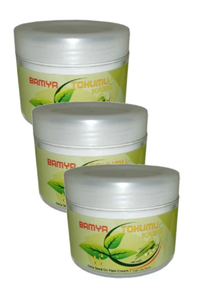 Süper Bamya Tohumu Yağlı Masaj Kremi 100 ml x 3 adet ürün görseli 1