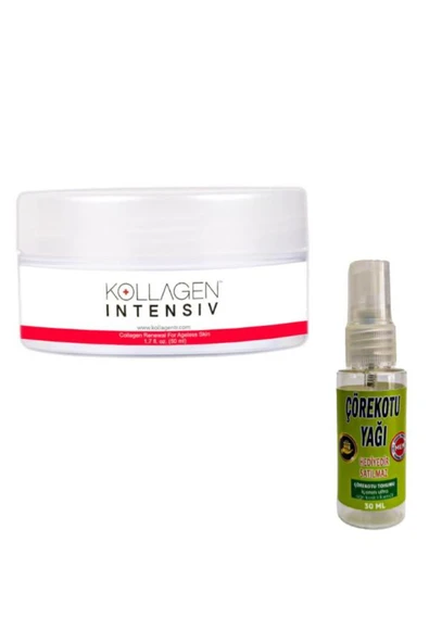 Süper Kollagen Intensiv Kırşıklıklara Karşı Zamana Meydan Okuyan Yüz Bakım Kremi 50 ml+Masaj Yağıyla ürün görseli 1