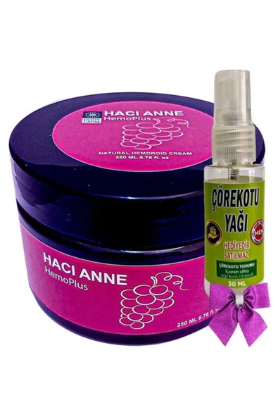 Hacı Anne Hemoplus Kremi 200 ml + Çörek Otu Yağı 30 ml ürün görseli 1