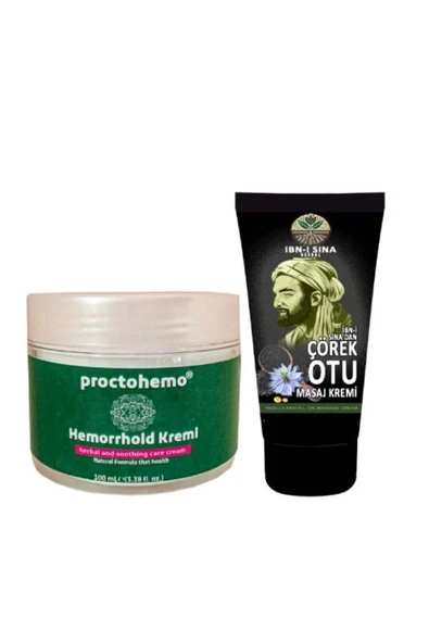 Proctohemo 100 ml Rahatlatıcı Kremi + İbni Sina Çörek Otu Kremi 50 ml ürün görseli 1