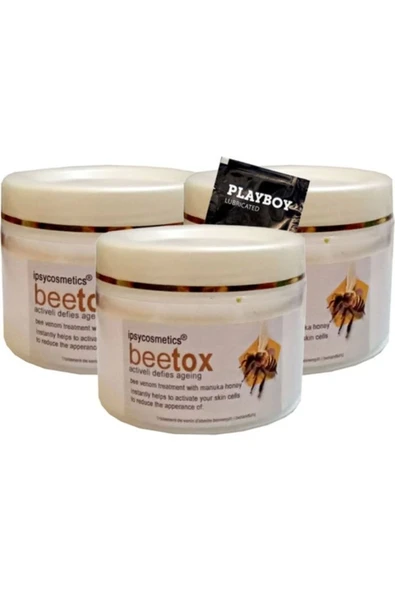 İpsycosmetics Beetox Arı Özü Kremi 100 ml x 3 adet + Jel ürün görseli 1