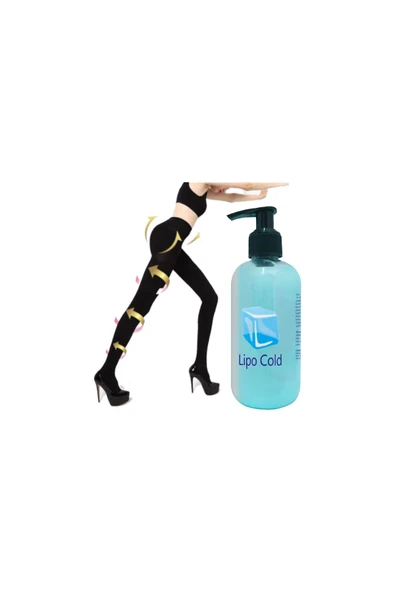 Süper Lipo Cold Selülite Fazla Yağlara 250 ml + (L-XL) Mikro Kapsüllü Şekillendirici Tayt ürün görseli 1