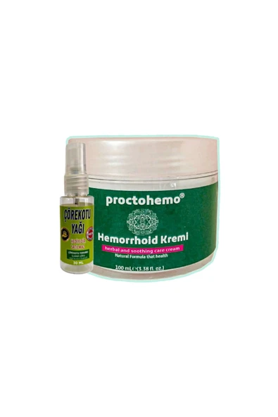 Proctohemo Rahatlatıcı Masaj Bakım Kremi 100 ml+30 ml Çörek Otu  Yağ ile ürün görseli 1