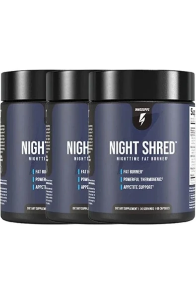 Innosupps Night Shred 3Lü Adet Nighttime Fatburner Tvipof-92-4:0395 60 Caps ürün görseli 1