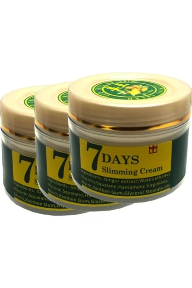 Süper 7Days 7 Days Ginger 3'lü Miracle Slimming Cream Kremi 100 ml ürün görseli 1