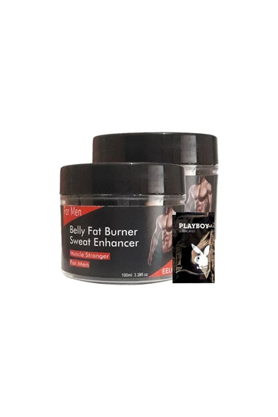 Süper Belly fatBurner Yağları eritmek için masaj bakım kremi 2x100 ml+1 Adet Jel ile ürün görseli 1