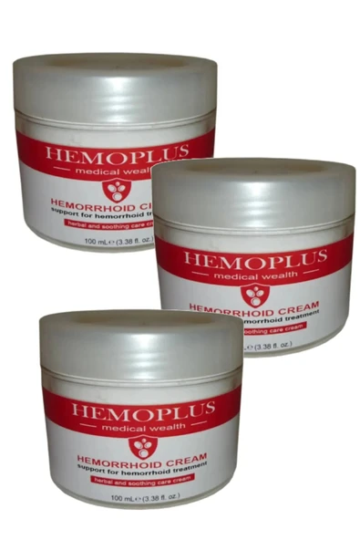 Süper Hemoplus Rahatlatma Kremi 100 ml X 3 ADET ürün görseli 1
