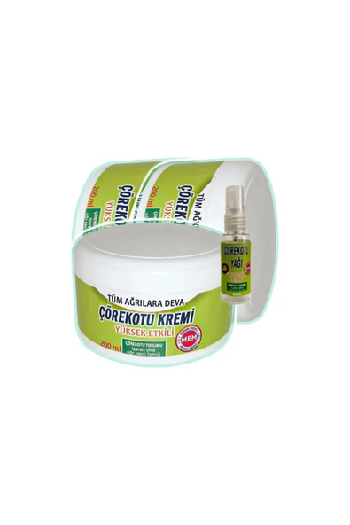 Süper Çörek Otu Rahatlatıcı Bakım Kremi 3x200 ml+30 ml Çörek Otu Yağı ile ürün görseli 1