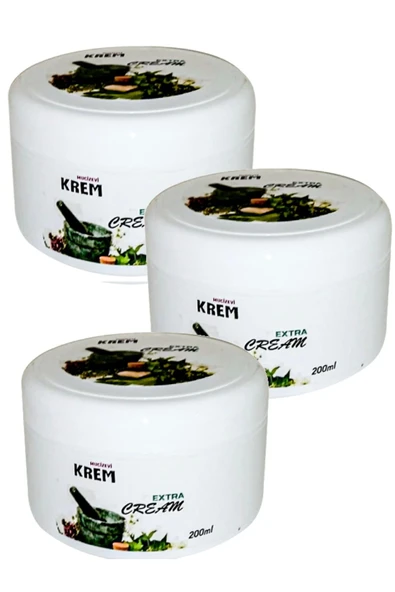 Süper Mucizevi Krem Etkili Rahatlatıcı Bakım Kremi 200 ml x 3 adet ürün görseli 1