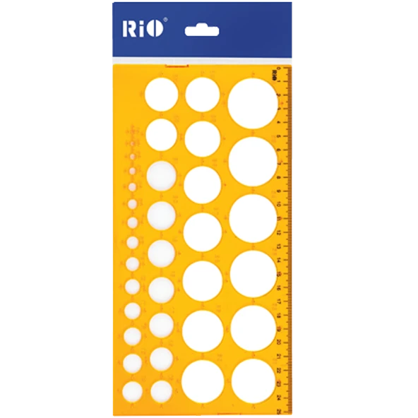 Rio Daire Şablonu 1-36 Mm 801 - Resim 2