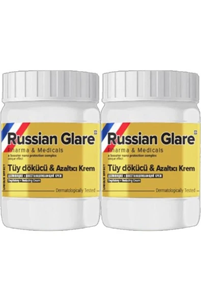 Süper Russ Glare Tüylere Krem  Nano 2li x 50 ml Russ Merhemi ürün görseli 1