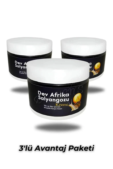 Süperr Markalar DAS Dev Arfrika Salyangozu Kırışıklık Yara İltihap Karşıtı Krem 100 ml X 3 Adet ürün görseli 1