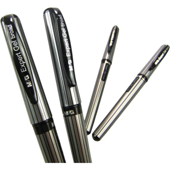 M & G Expert Siyah Roller Jel Kalem 1.0mm - Resim 3