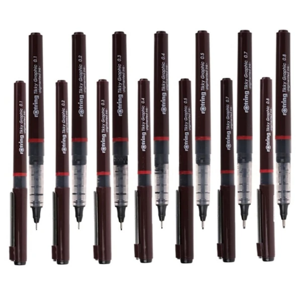 Rotring Çizim Kalemi Graphic Tikky 0.4mm | - Resim 3