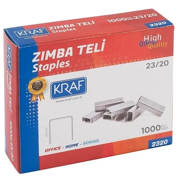Kraf 23/15 Zımba Teli 1000'li Paket ürün görseli 1