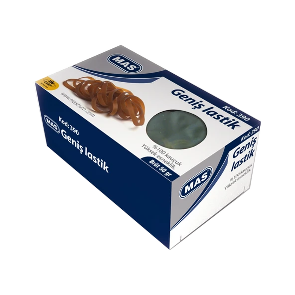 Mas Ambalaj Lastik Kutu Geniş 50 Gr 390 - Resim 3