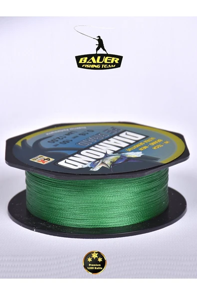 BAUER DIAMOND Pe Braid 4x 150 Metre Ip Misina Süper Kaliteli - Resim 6