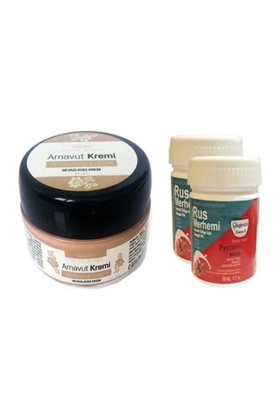 Süper Three Brand Arnavut Kremi1 Adet + Rus Merhemi 50 ml 2 Adet ürün görseli 1