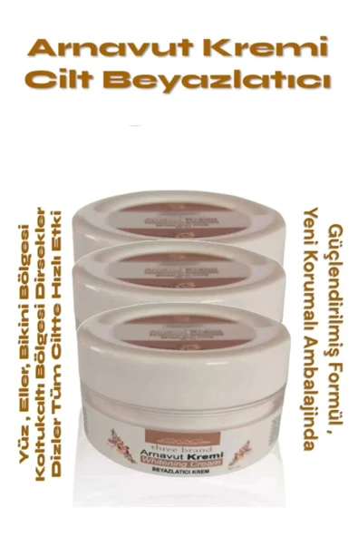 Whitening Cream Arnavut Kremi ,Aklık, Beyazlatıcı Krem 100 ml X 3 ADET ürün görseli 1
