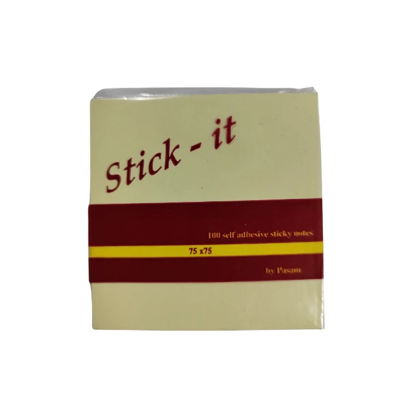 Bypasam Stick-ıt 75 X 75 Mm 100 Yaprak Sarı ürün görseli 1