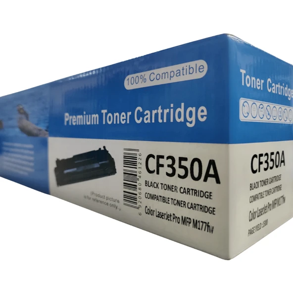 Olitoner | 130a - Cf350a 1.3k  Muadil Siyah Toner (laserjet Pro Mfp M177fw İle Uyumlu Muadil Toner) ürün görseli 1