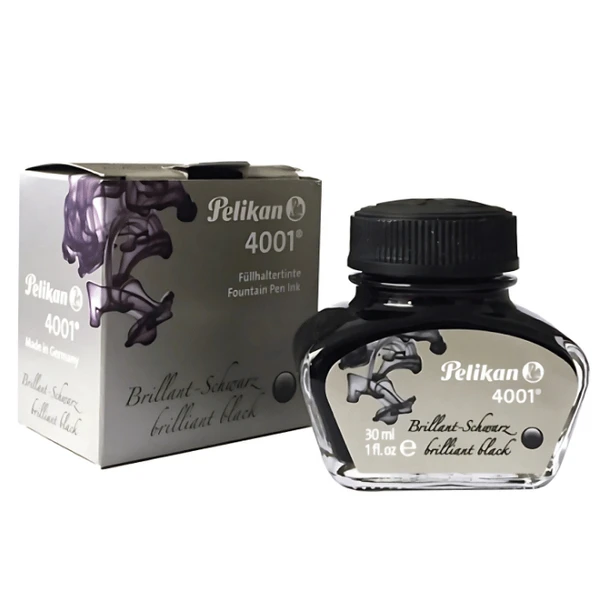 Pelikan Dolma Kalem Mürekkebi Brillant Black 30 Ml Siyah | 4001 ürün görseli 1
