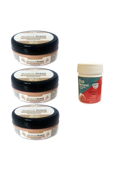 Three Brand Arnavut Kremi 3 Adet + Rus Merhemi 50 ml 1 Adet ürün görseli 1