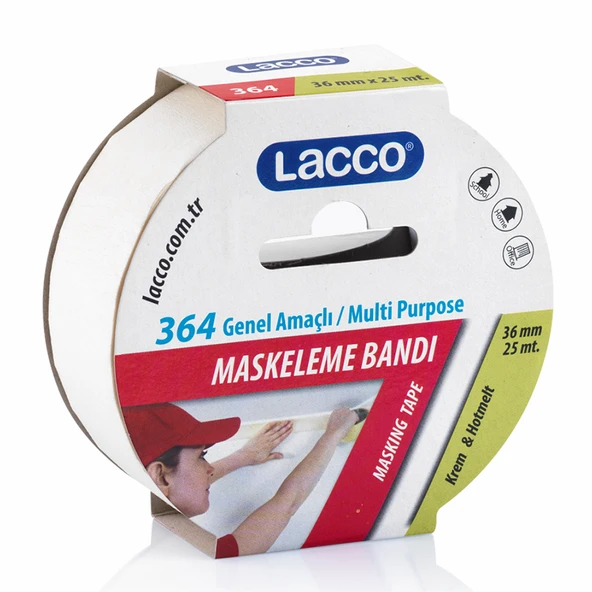 Lacco Maskeleme Bandı 36mmx25m 364 ürün görseli 1