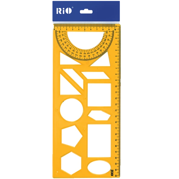 Rio Geometrik Şablon Cetvelli 803 - Resim 3