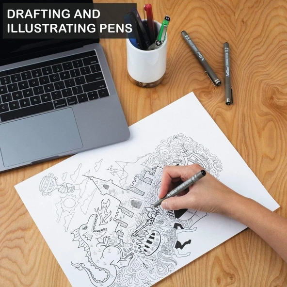 Artline Çizim Kalemi 0.2 Mm Siyah Ek232 ürün görseli 1
