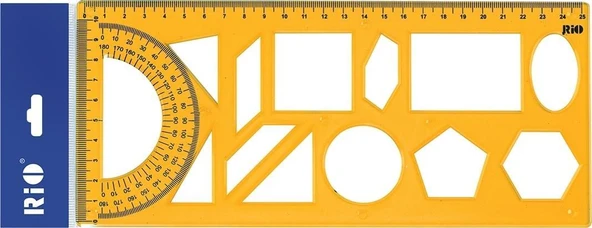 Rio Geometrik Şablon Cetvelli 803 ürün görseli 1