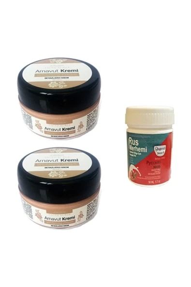 Süper Three Brand Arnavut Kremi 2 Adet + Rus Merhemi 50 ml 1 Adet ürün görseli 1
