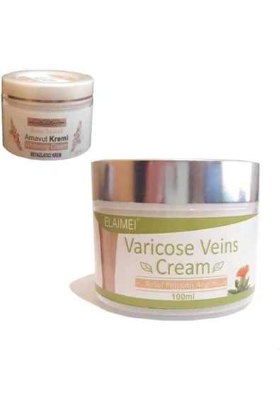 Süper Spider Varicose Veins Cream,diz,bacak Bakım Kremi + Three Brand Arnavut Aklık Kremi 100 ml ürün görseli 1