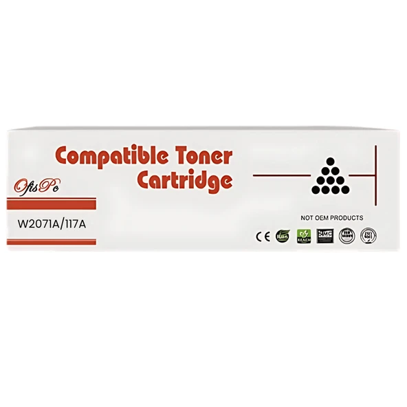 Ofispc | Hp 117a Mavi 700 Sayfa W2071a Çipsiz Muadil Toner (uyumlu Modeller: Hp Color Laser Mfp 179fnw - Hp Color Laser Mfp 178nw - Hp Color Laser 150nw) ürün görseli 1