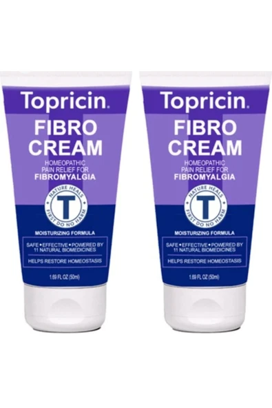 Süper Topricin Fibro Etkili Rahatlatıcı Bakım Kremi 50 ml 2 Adet ürün görseli 1