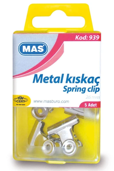 Mas Metal Kıskaç Kristal Kutu 26 Mm | 939 ürün görseli 1