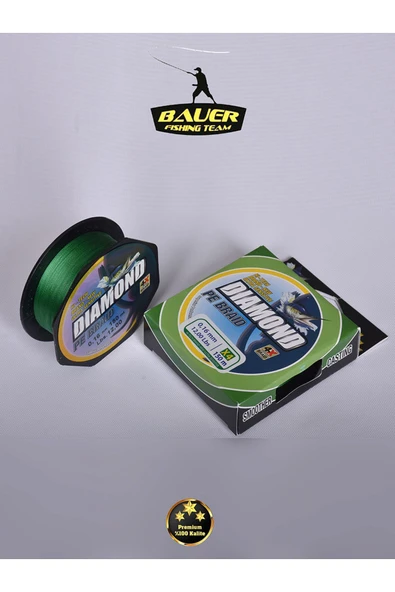 BAUER DIAMOND Pe Braid 4x 150 Metre Ip Misina Süper Kaliteli - Resim 3