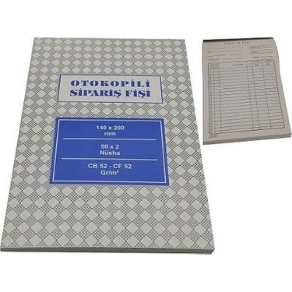 Altınyıldız Sipariş Fişi Otokopili 50 Yp. 14x20 ürün görseli 1