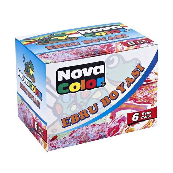 Nova Color Ebru Boyası 30 Ml 6 Lı Takım Nc-238 ürün görseli 1