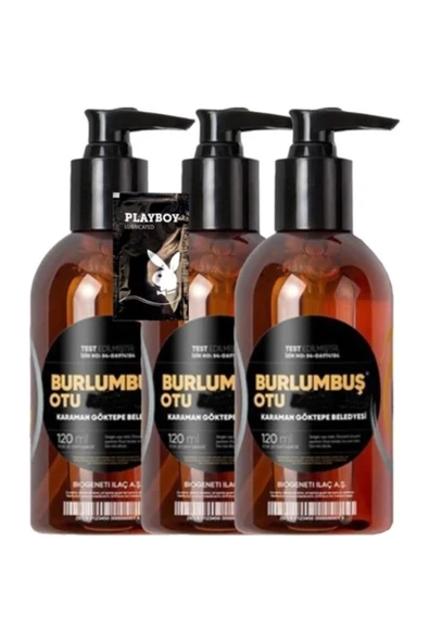 Süper Playboy Burlumbuş Otu Jeli Dolcer2-2:0403 3lü Birden 120 ml Bölgesel Relax Jeli 1 Hediye Jel ürün görseli 1