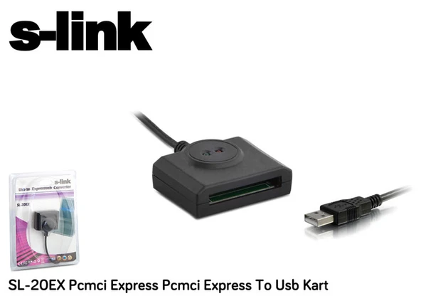S-link Sl-20ex Pcmci Express Pcmci Express To Usb Kart ürün görseli 1