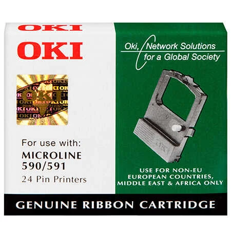 Okı Microline 590 / 591 Siyah Orjinal Şerit - Microline Ml-590-ml-591 ürün görseli 1