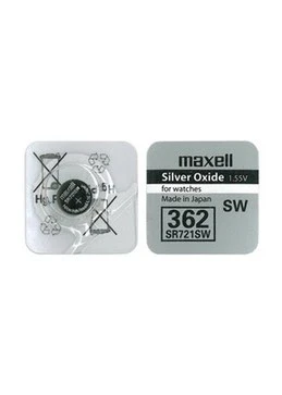 Maxell Sr-721 Sw / 362 Pil 1.55v Silver Oxide ürün görseli 1