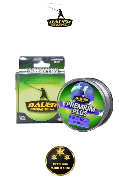 BAUER Premium Plus 150mt Olta Misinası Kaliteli fluorocarbon 150 METRE ürün görseli 1