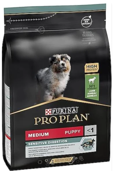 Pro Plan Proplan Medium Puppy Sensitive Kuzu Etli Orta Irk Yavru Köpek Maması 12 kg ürün görseli 1