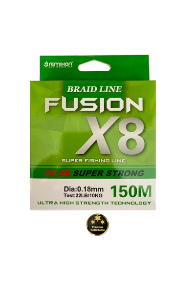 Remixon Fusion 150m X8 Green Ip Misina 0.18 ürün görseli 1