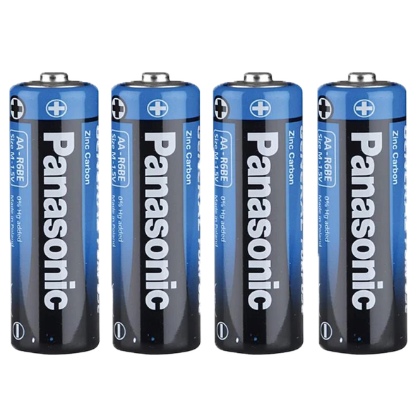 Panasonic Çinko Karbon Kalem Pil (aa) R6be 4lü Takım ürün görseli 1