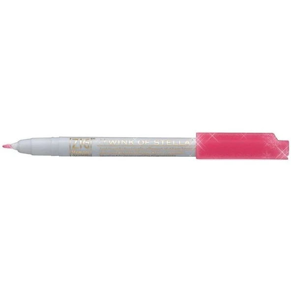 Zig Wink Od Stella Simli Kalem - Açık Pembe - Resim 3